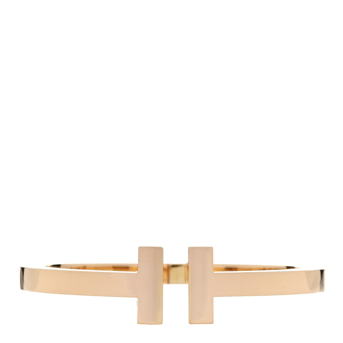 18K Yellow Gold T Square Bracelet