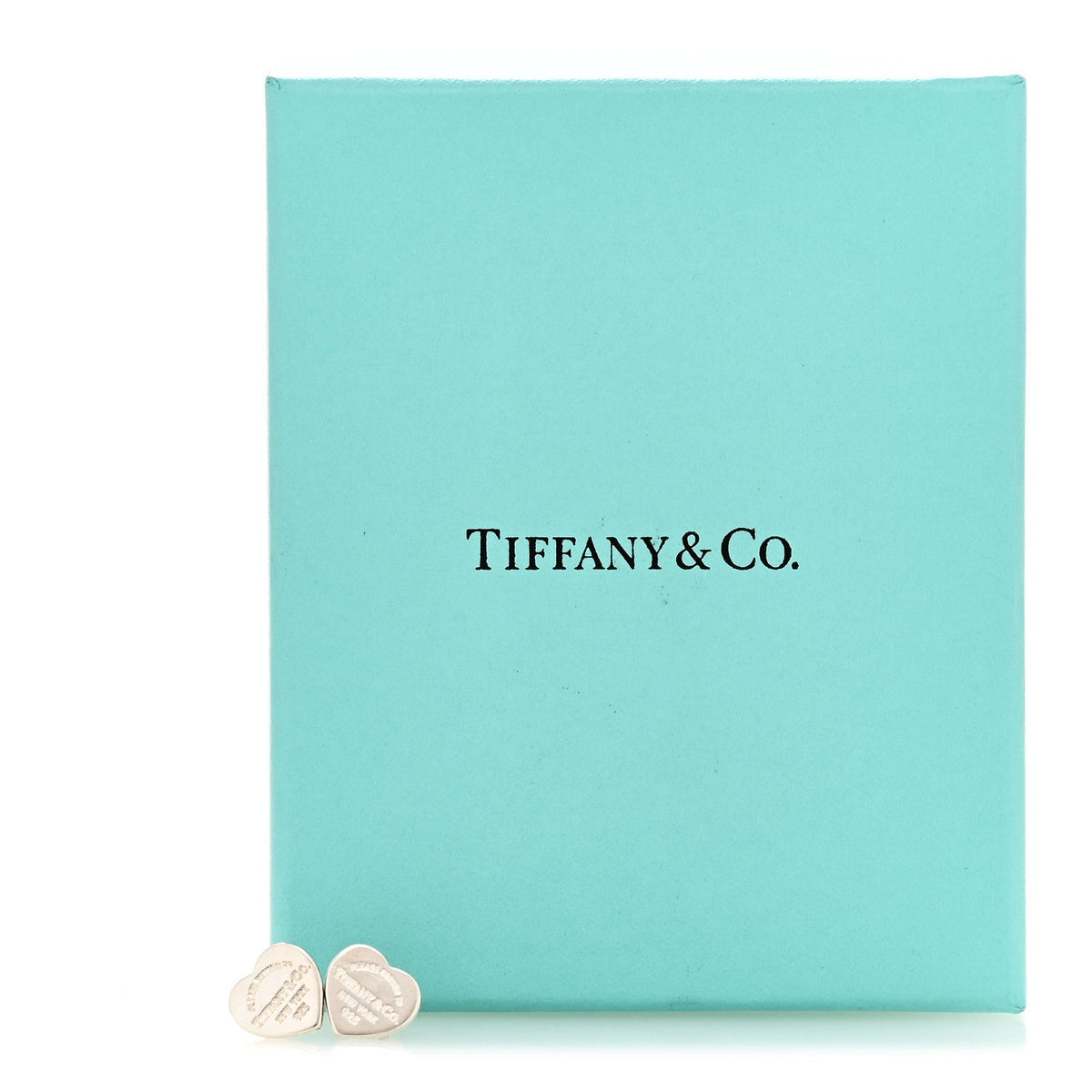 Sterling Silver Mini Return To Tiffany Heart Tag Earrings