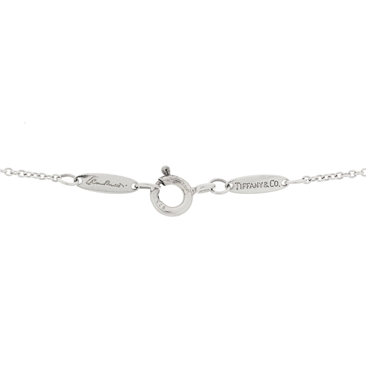 Sterling Silver Elsa Peretti Sevillana Pendant Necklace