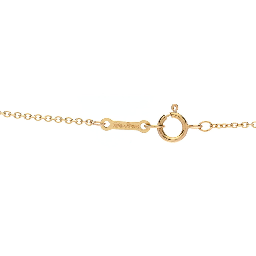 18K Yellow Gold Zodiac Aries Pendant Necklace