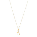 18K Yellow Gold Elsa Peretti Letter H Pendant Necklace