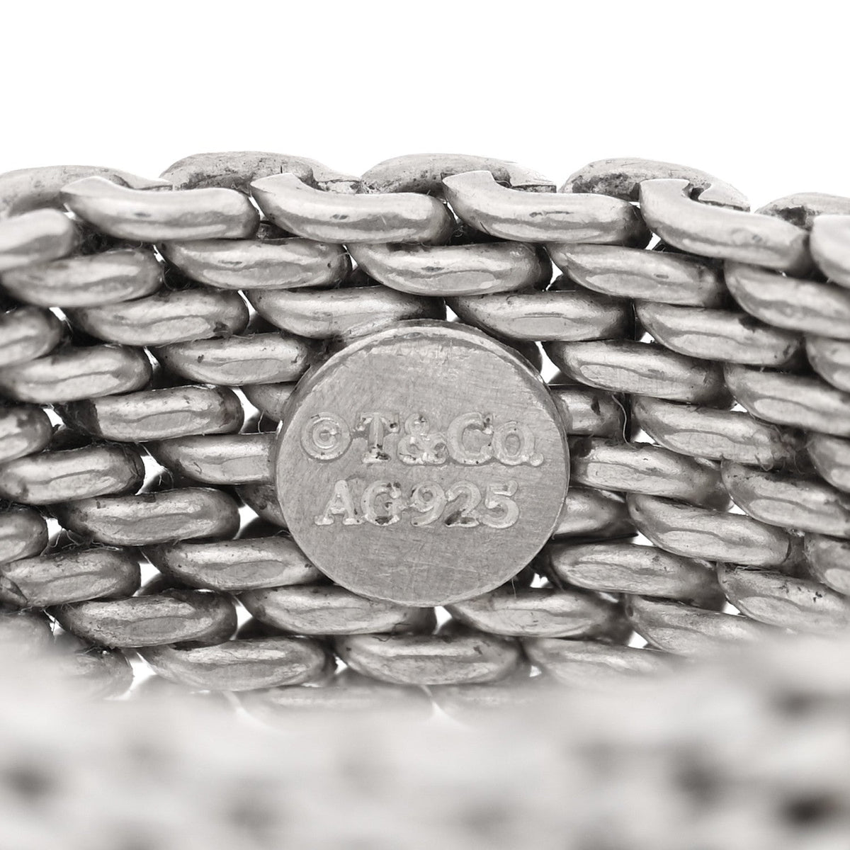 Sterling Silver Somerset Mesh Ring 70 13