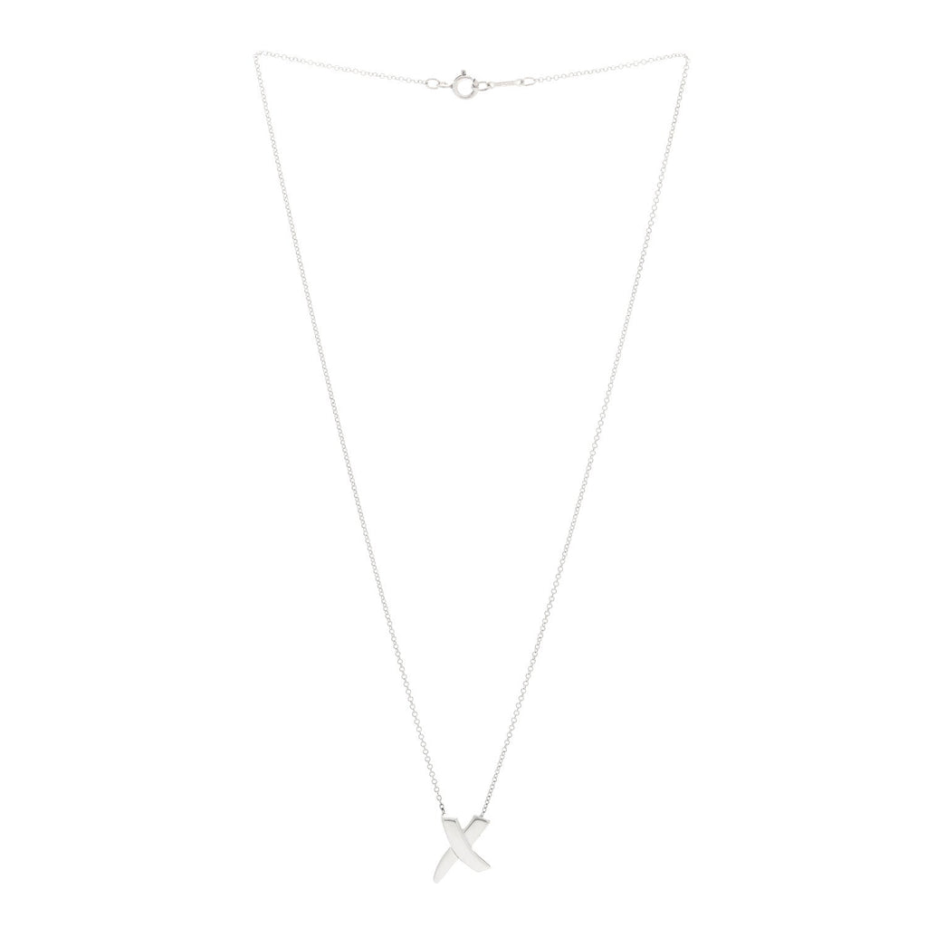 Sterling Silver Paloma Picasso Graffiti X Pendant Necklace
