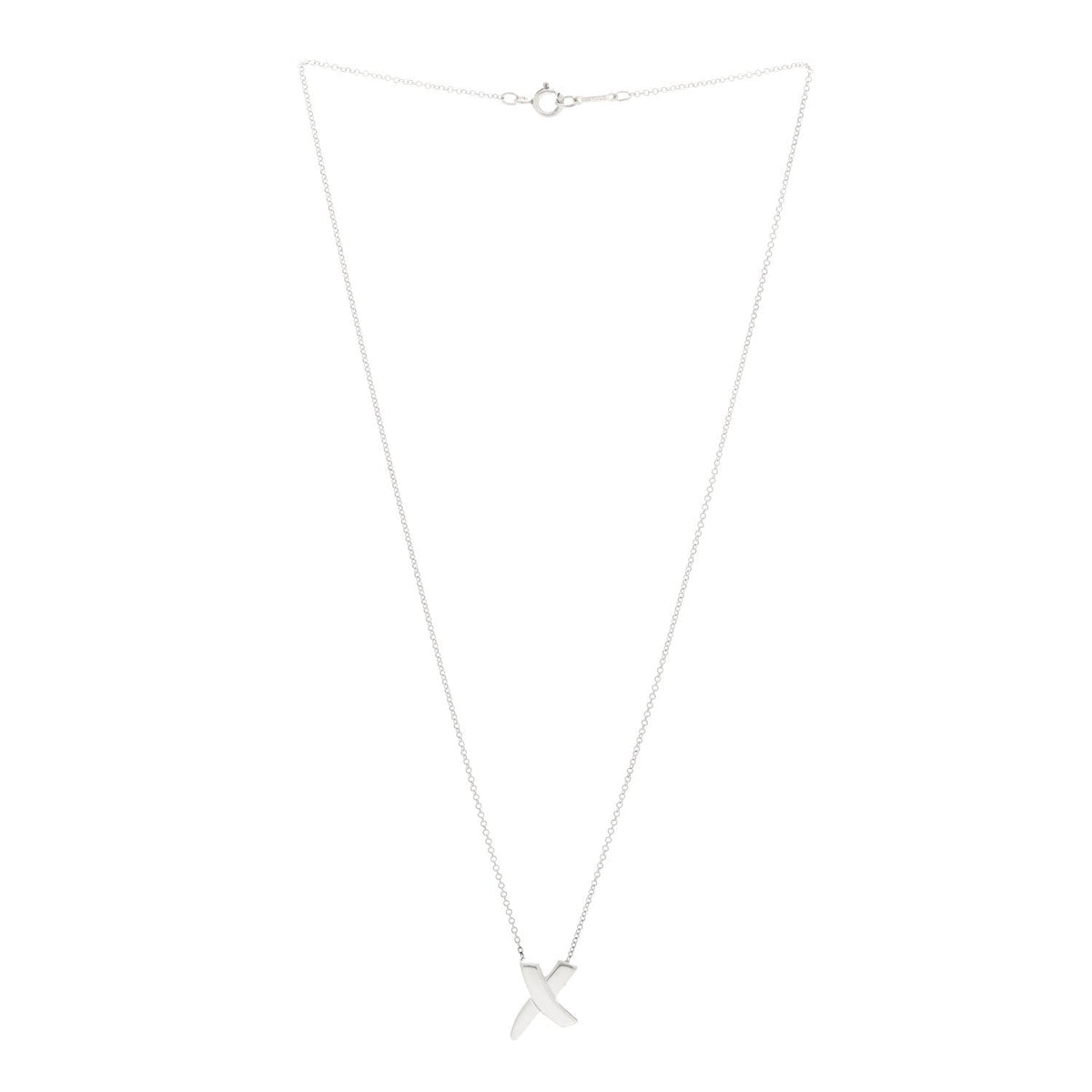 Sterling Silver Paloma Picasso Graffiti X Pendant Necklace