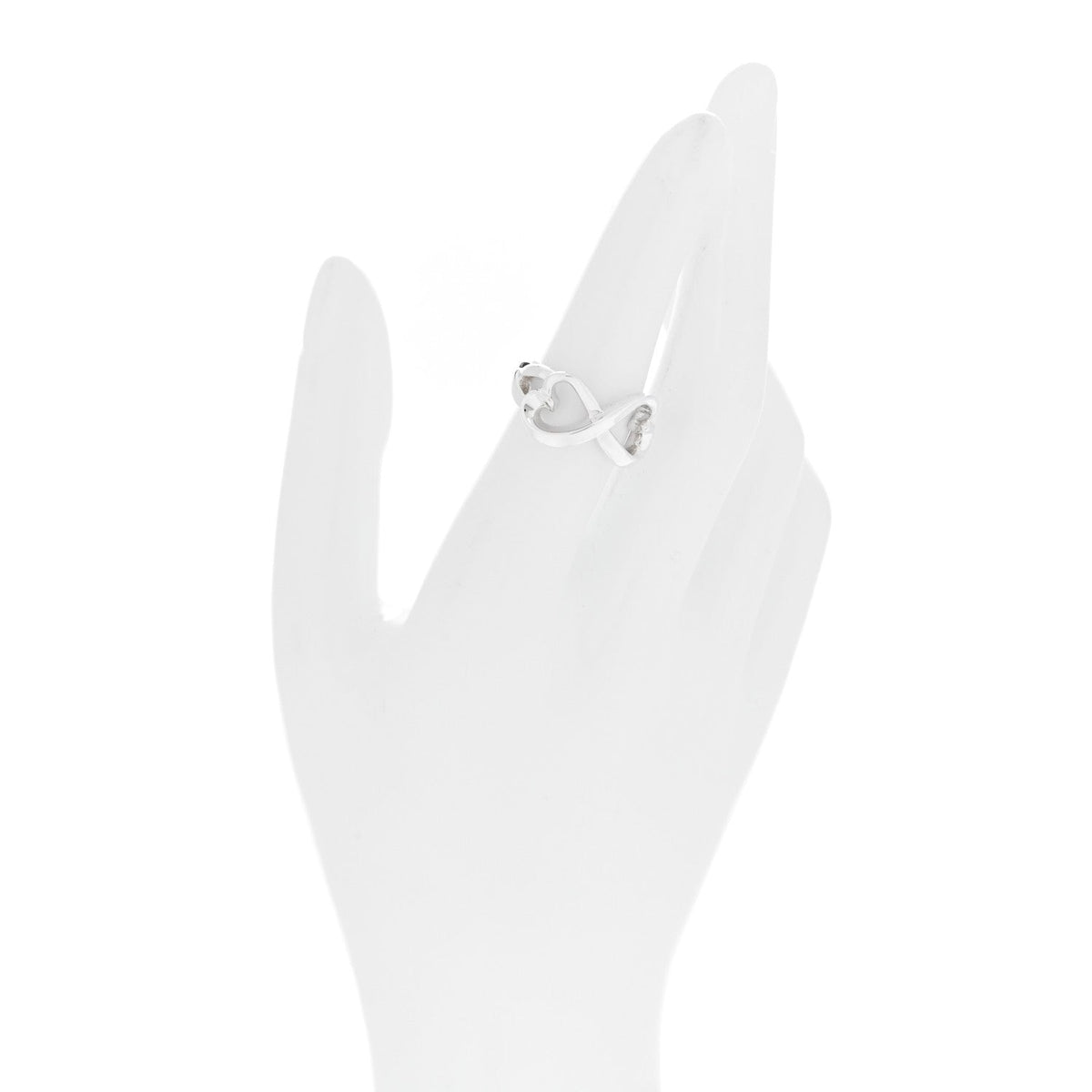Sterling Silver Paloma Picasso Double Loving Heart Ring 52 6