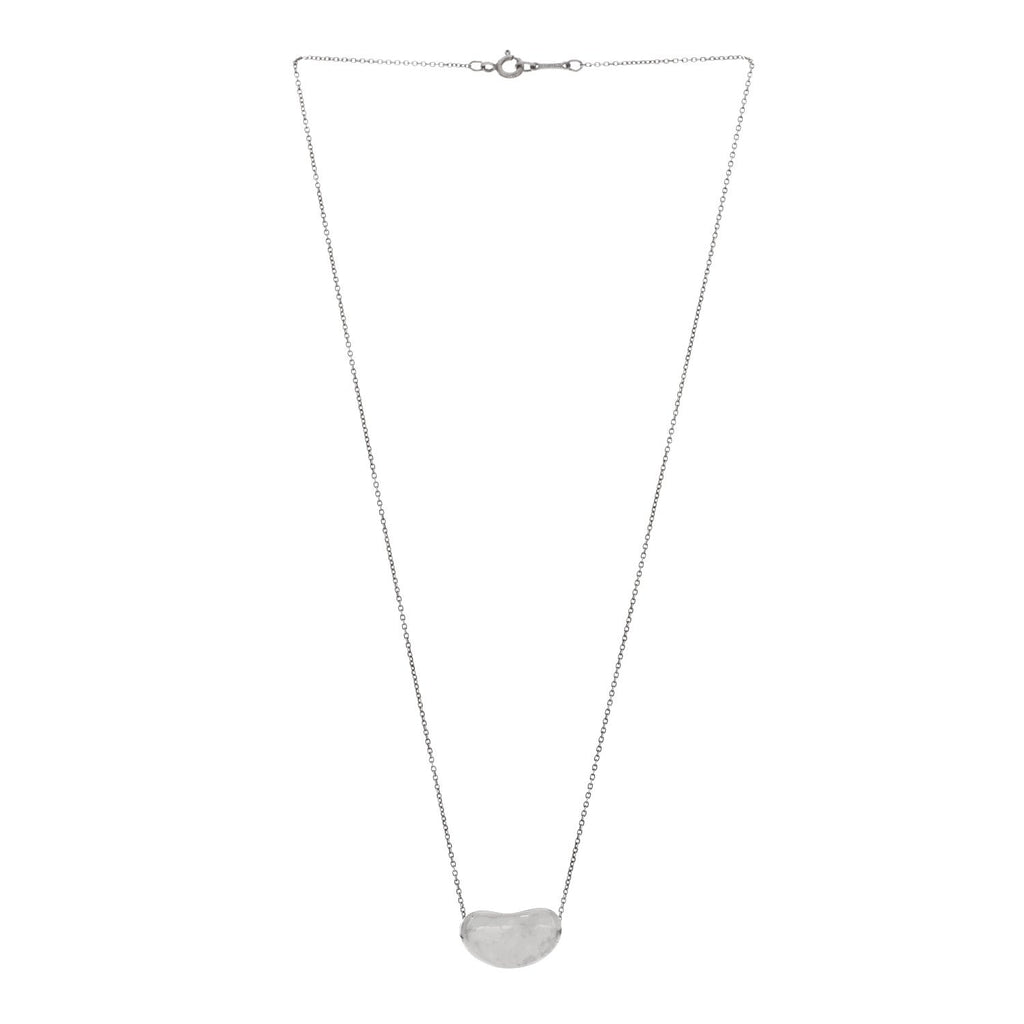 Sterling Silver 20mm Elsa Peretti Bean Pendant Necklace