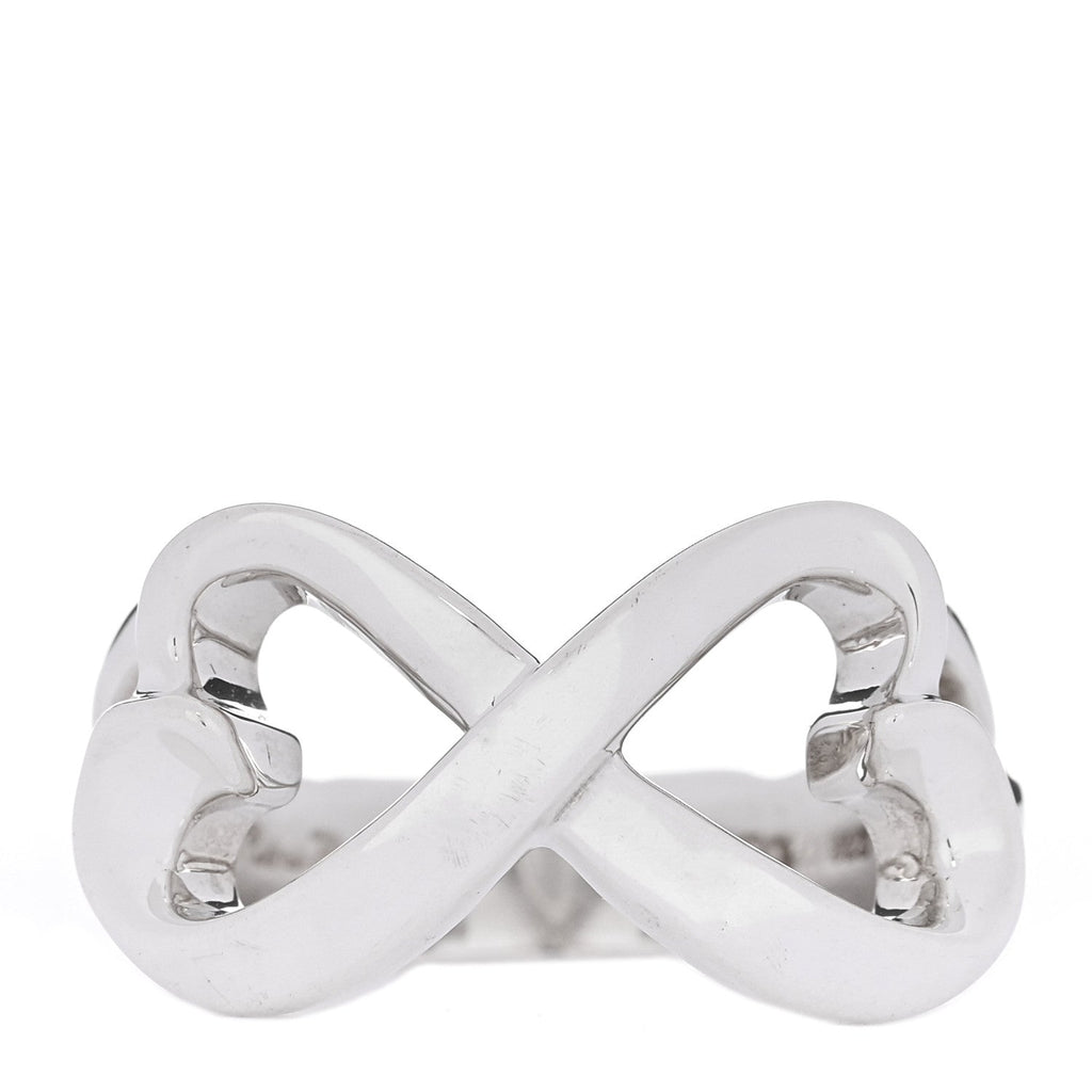 Sterling Silver Paloma Picasso Double Loving Heart Ring 52 6