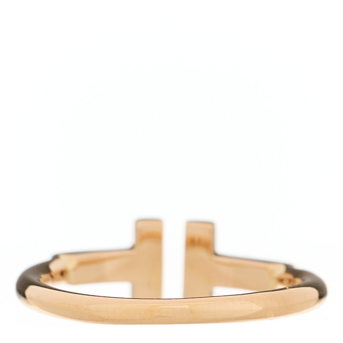 18K Rose Gold T Wire Ring 47 4