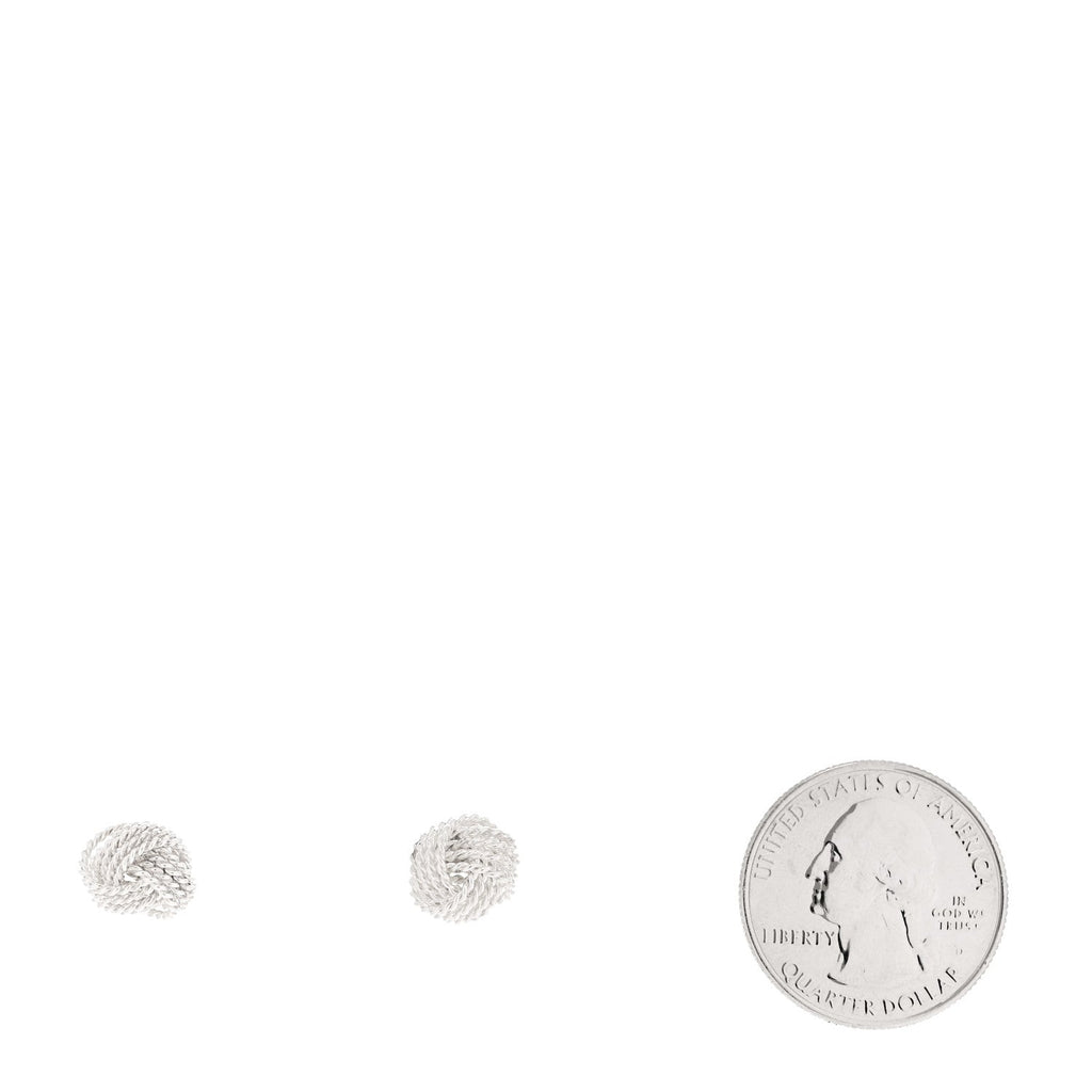 Sterling Silver Twist Knot Earrings