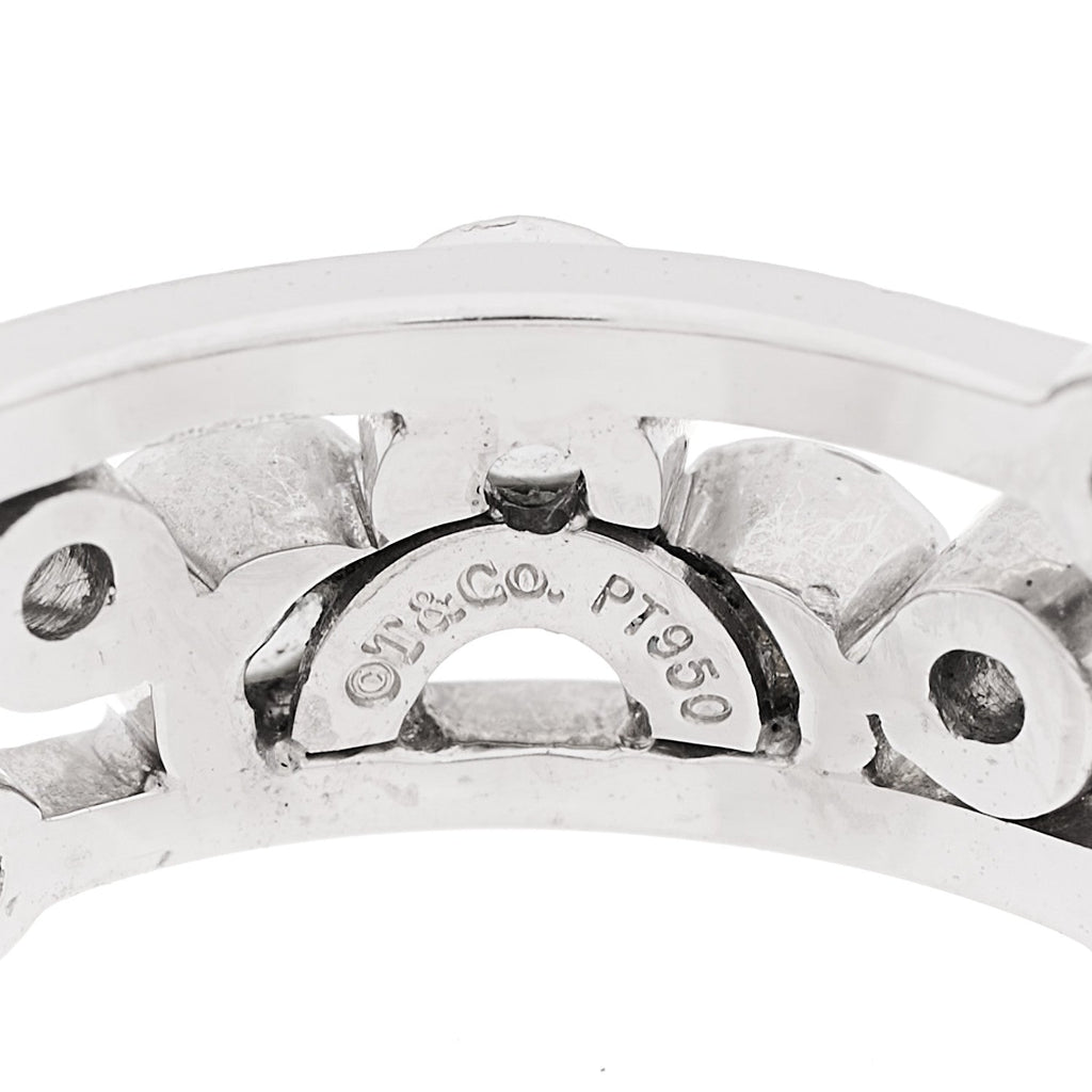 Platinum Diamond Bubble Band Ring 57 8