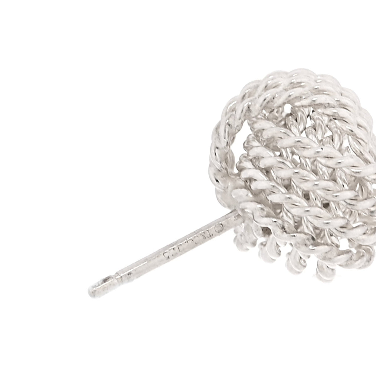 Sterling Silver Twist Knot Earrings